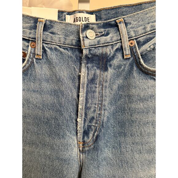 NWT AGOLDE FEN HIGH RISE RELAXED TAPER JEANS SIZE 25 - Picture 2 of 6